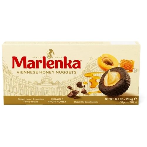 Marlenka Medene kuglice kajsija 235g Slike