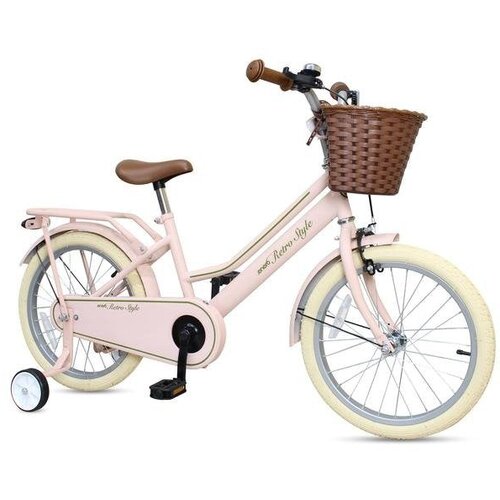 Enero Retro Style 18" roza otro&scaron;ko kolo s ko&scaron;arico in pomožnimi kolesi Cene