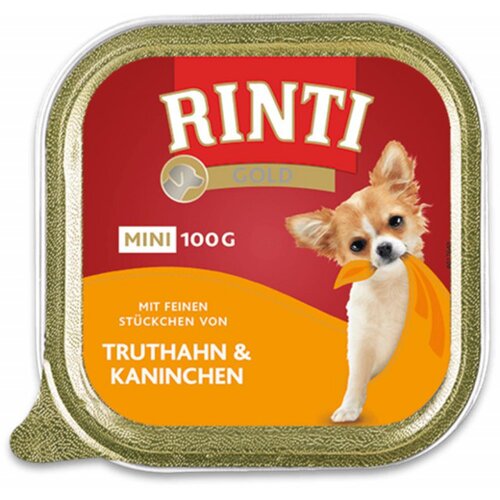 Finnern rinti gold mini - ćuretina i zečetina pa&amp;scaron;teta 100g Slike