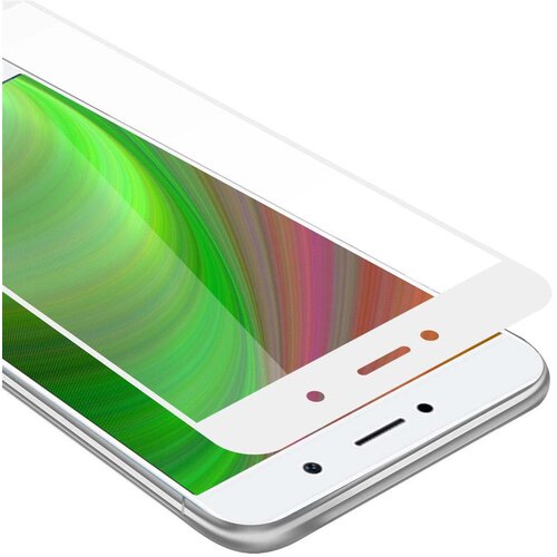 Cadorabo Huawei Enjoy 7 PLUS - Za&scaron;čitna folija za transparentna z belo - Za&scaron;čitno steklo s kaljenim zaslonom s trdoto 9H in 3D dotikom, (20604508) Cene