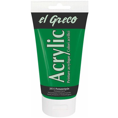  Akrilna boja El Greco 150 ml Permanent Green Cene