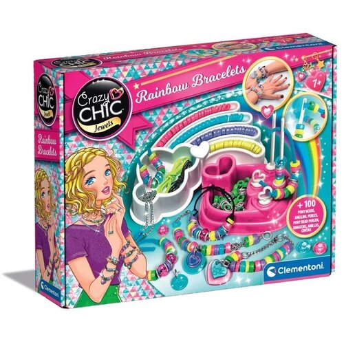 Clementoni Crazy Chic - Mavrične zapestnice (CLE15180), (21261785) Cene