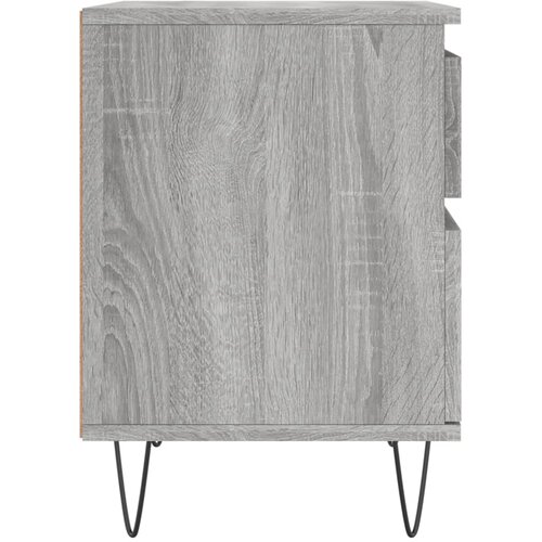  Noćni ormarići 2 kom boja hrasta 40x35x50 cm konstruirano drvo Slike