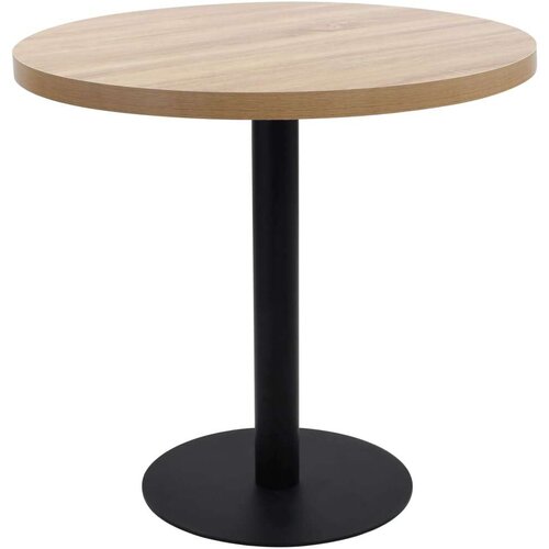 Bistro stol svjetlosmeđi 80 cm MDF Slike