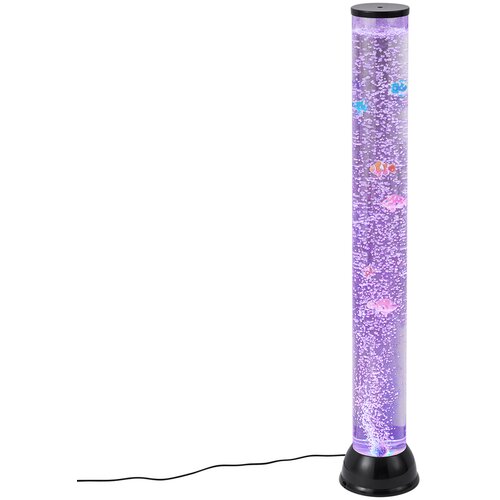 QAZQA Mehurčna cev črna 90 cm vklj. LED RGB - Zoop Slike