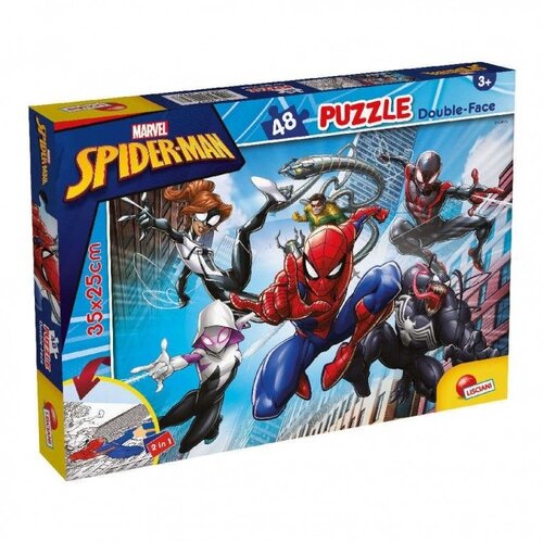 Lisciani Spider-Man 2 u 1, puzzle od 48 dijelova i bojanka 35x25 cm - Lisciani Cene