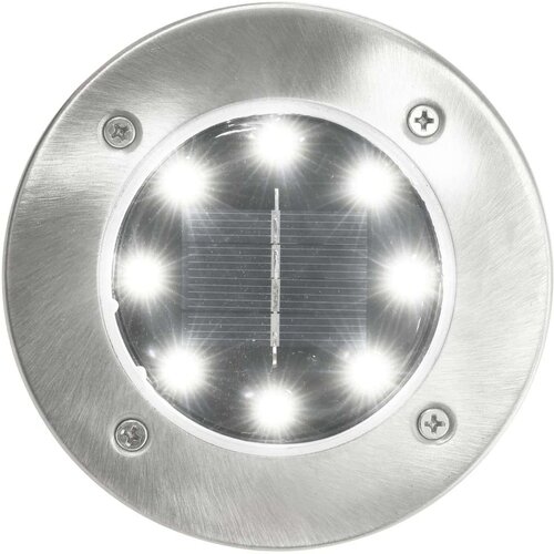 VidaXL Solarne talne svetilke 8 kosov LED toplo bele Slike