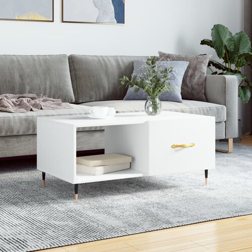 vidaXL Stolić za kavu bijeli 90 x 50 x 40 cm od konstruiranog drva Cijene