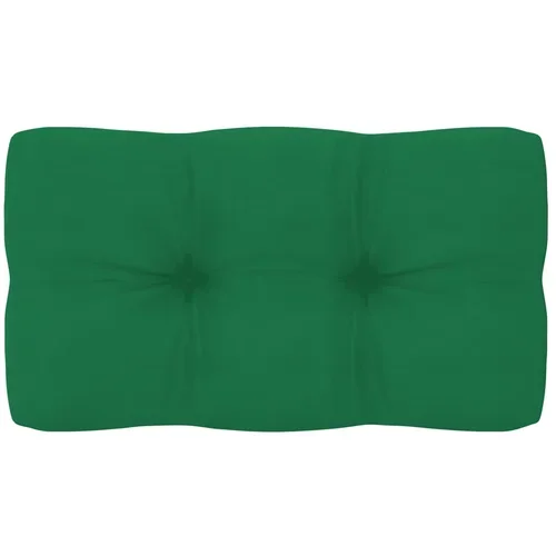 Jastuk za sofu od paleta zeleni 70 x 40 x 10 cm