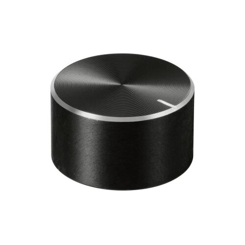 TRU COMPONENTS TC-11696460 okretni gumb s gumbom za obilježavanje crna (Ø x V) 23 mm x 13 mm aluminij, plastika 1 St. Cijene