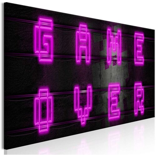  Slika - Pink Neon (1 Part) Narrow 90x30 Slike