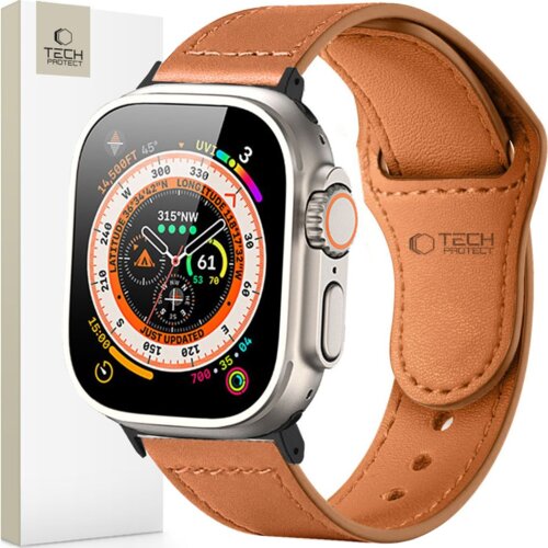 TECH-PROTECT naturalfit apple watch 4 / 5 / 6 / 7 / 8 / 9 / se / ultra 1 / 2 (42 / 44 / 45 / 49 mm) rjava, (21974585) Cene