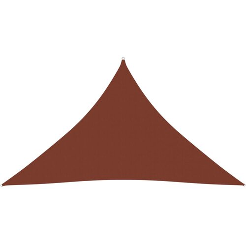 vidaXL Senčno jadro oksford blago trikotno 5x5x6 m terakota, (20729217) Cene