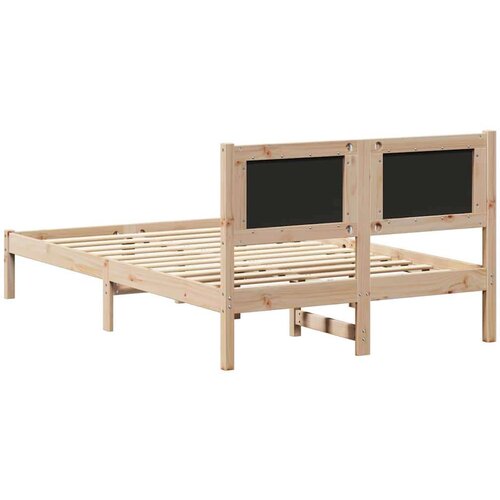VidaXL Krevetni okvir s tapiciranim uzglavljem Sivo-smeđa 120 x 200 cm Slike