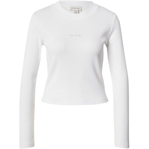 Calvin Klein Jeans Majica siva / bela Cene