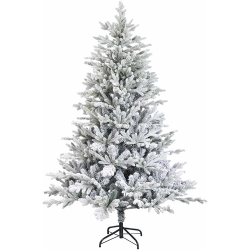  Umjetno božićno drvce s nogom 150 cm PVC i metal Slike
