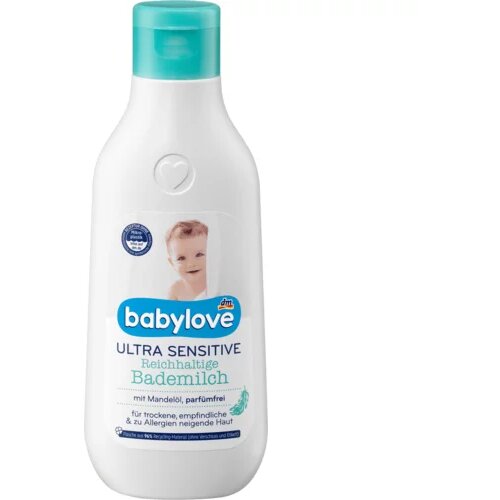 babylove ultra sensitive mleko za kupanje beba 250 ml Slike
