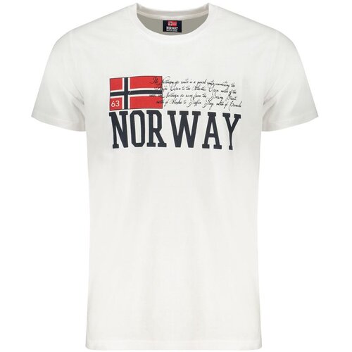 Norway 1963 Mu&amp;scaron;ka Bijela Majica Kratkih Rukava Slike