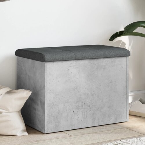 vidaXL Klupa za pohranu siva boja betona 62x42x45 cm konstruirano drvo Cijene