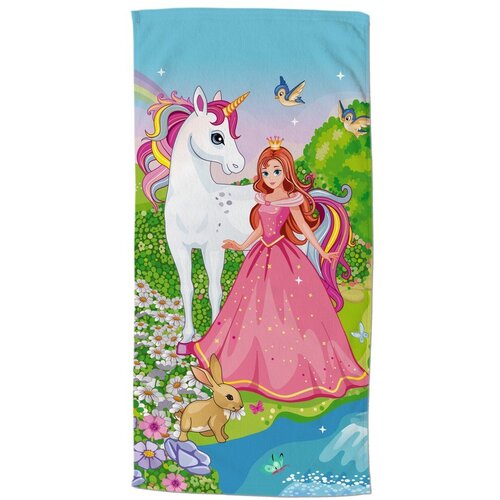 Good Morning Ručnik za plažu od samta za djecu 75x150 cm Fairytale &amp;ndash; Slike