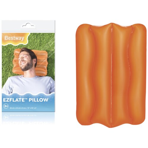  Jastuk na napuhavanje 38 x 25 cm Bestway 52127 - narančasti Slike