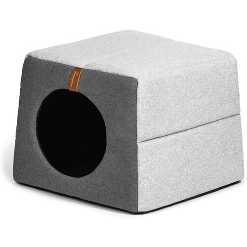 Rexproduct Svijetlo siva kućica za pse 48x48 cm Up and Down XL - Cijene