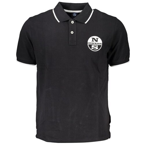 North Sails Muška Crna Polo Majica Kratkih Rukava Cene