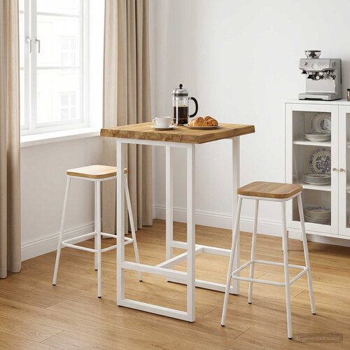  Pravokutni stolni vrh 40 x 40 x 3,5 cm Četvrtasti Bijela Slike