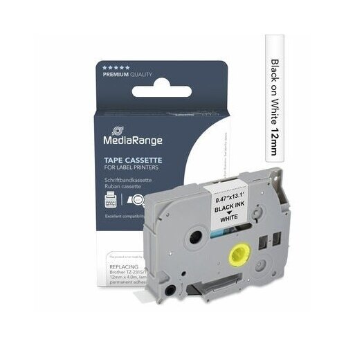 Mediarange Trak p-touch tze-231s bel/črn 12mm, (21294968) Cene