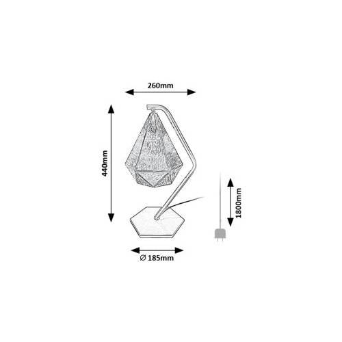 Rabalux Norah Stone lampe ( 74201 ) Cene
