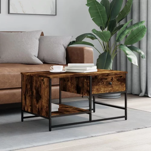  Stolić za kavu boja hrasta 85,5x51x45 cm konstruirano drvo