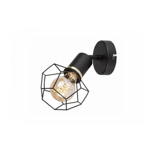 Rabalux Zidna lampa Fran E27 1x MAX 40W mat crno (71065) Slike