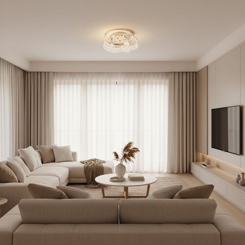 Toolight Moderna LED Stropni Luster G139-C GOLD Slike