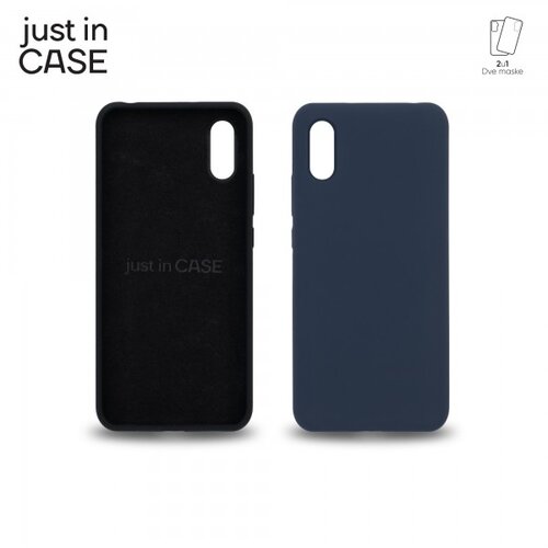 Just In Case 2u1 Extra case MIX PLUS paket PLAVI za Redmi 9A Slike