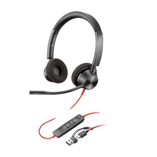 HP Slu&scaron;alice Poly BW 3320 Stereo -M USB-C HS +USB-C, A, 8X220AA, Crne Cene