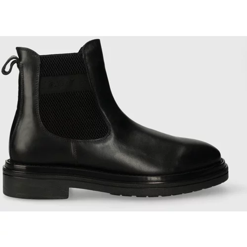 Gant Kožne cipele Boggar za muškarce, boja: crna, 27651332.G00