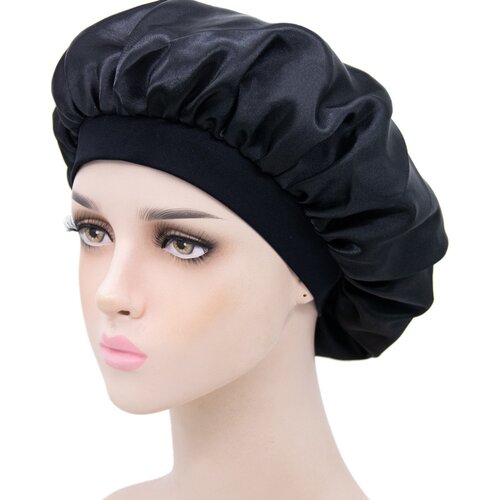 INF spalna kapa s satenasto kapo (ena velikost) black, (21278421) Slike
