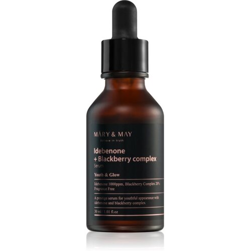 MARY & MAY Idebenone + Blackberry Complex Serum antioksidantni serum za posvetlitev in zgladitev kože 30 ml Cene