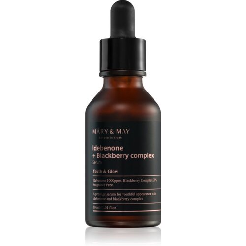 MARY & MAY Idebenone + Blackberry Complex Serum antioksidativni serum za sjaj i zaglađivanje kože lica 30 ml Cene