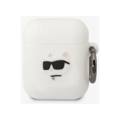 Karl Lagerfeld Airpods 1/2 White Ovitek Bela