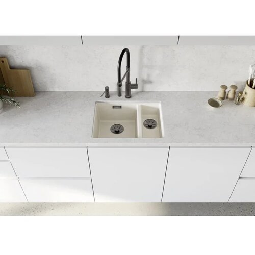 Blanco dvodelni dodatak sifonu saten dark steel Cene