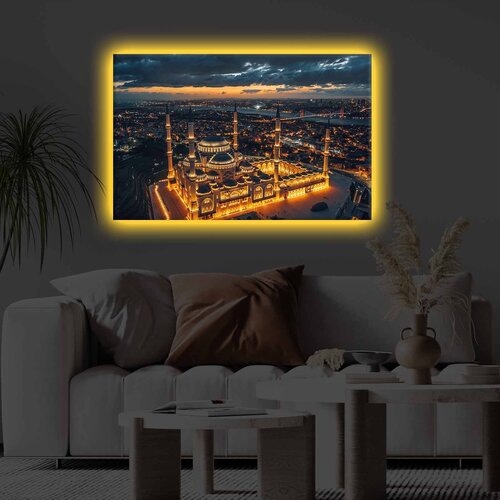 Wallity Zidna slika sa LED osvjetljenjem 4570KTLGDACT - 011, 45x70 cm Cene