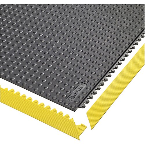 Notrax Sistem sestavljivih talnih plošč Skywalker ESD NITRILE FR, z vozlički, DxŠxV 910 x 910 x 13 mm, črna, ognjevarna Cene