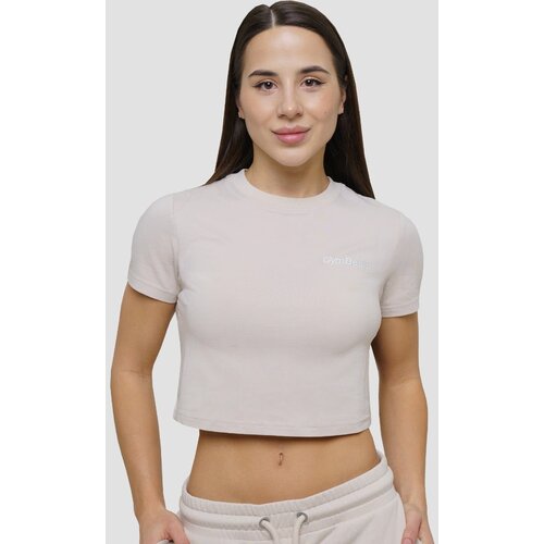 GymBeam Ženska majica Agile Cropped Desert XS Slike