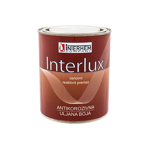 Interhem interlux antikorozivna uljana boja 25kg siva/crvena Slike