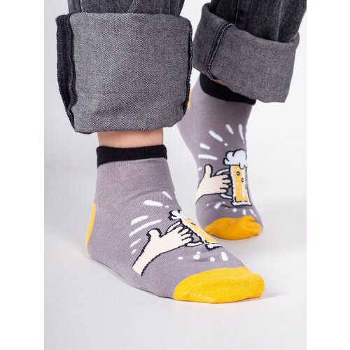 Yoclub Man's Cotton Socks Patterns Colors SKS-0086F-B900 Cene