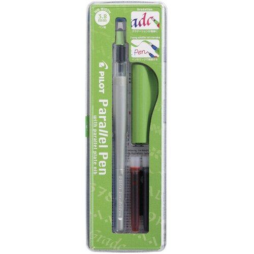 Nalivpero za kaligrafiju 3,8 mm set Parallel pen Pilot FP3-38-SSN sivo/zeleno Cijene