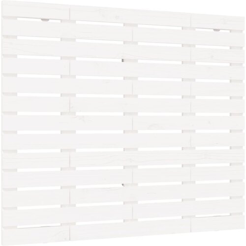 Maison Chic stensko posteljno vzglavje - vzglavna omarica - nočna omarica belo 96x3x91,5 cm trdna borovina, (21706717) Cene