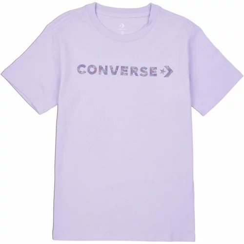 Converse WORDMARK SS TEE Ženska majica, ljubičasta, veličina