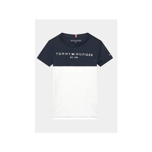 Tommy Hilfiger Komplet majica in športne kratke hlače Essentisl KB0KB08359 M Mornarsko modra Regular Fit